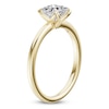 Thumbnail Image 2 of Certified Princess-Cut Diamond Solitaire Engagement Ring 1 ct tw 14K Yellow Gold (I1/I)