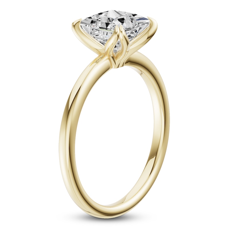 Main Image 2 of Princess-Cut Diamond Solitaire Engagement Ring 2 ct tw 14K Yellow Gold (I2/I)