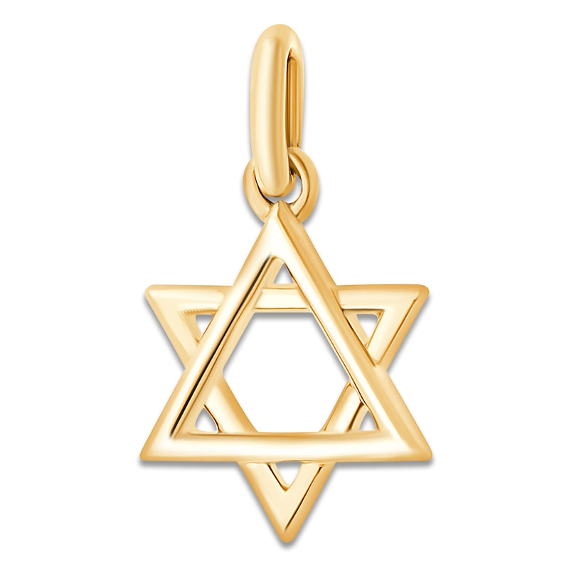 Main Image 1 of Children's Star of David Charm 14K Yellow Gold