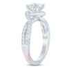 Thumbnail Image 2 of Pnina Tornai Round-Cut Lab-Grown Diamond Bypass Halo Engagement Ring 1-1/2 ct tw 14K White Gold