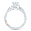 Thumbnail Image 4 of Pnina Tornai Round-Cut Lab-Grown Diamond Bypass Halo Engagement Ring 1-1/2 ct tw 14K White Gold