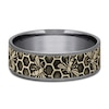 Thumbnail Image 3 of Men's Bee Comfort-Fit Wedding Band Tantalum & 14K Yellow Gold 7.5mm