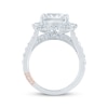 Thumbnail Image 3 of Pnina Tornai Princess-Cut Lab-Grown Diamond Halo Engagement Ring 4-1/5 ct tw 14K White Gold