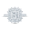 Thumbnail Image 4 of Pnina Tornai Princess-Cut Lab-Grown Diamond Halo Engagement Ring 4-1/5 ct tw 14K White Gold