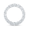 Thumbnail Image 3 of Oval-Cut Lab-Grown Diamond Eternity Band 4-1/2 to 5-3/8 ct tw Platinum