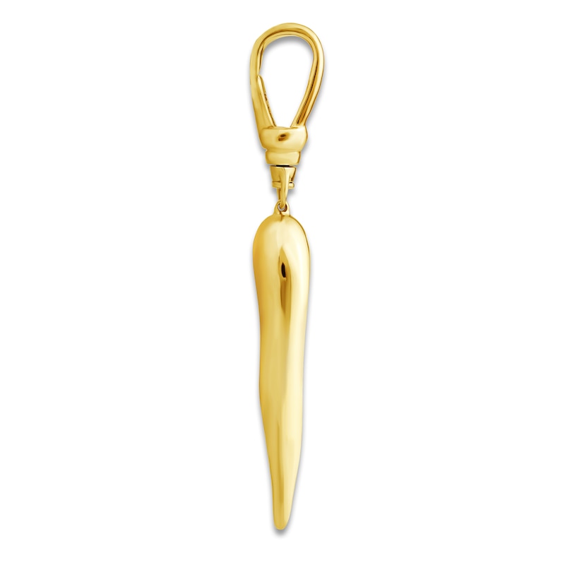 Main Image 2 of Charm'd by Lulu Frost Italian Horn Charm 10K Yellow Gold