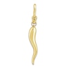 Thumbnail Image 3 of Charm'd by Lulu Frost Italian Horn Charm 10K Yellow Gold