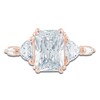 Thumbnail Image 3 of Pnina Tornai Radiant-Cut Lab-Grown Diamond Engagement Ring 3-1/2 ct tw 14K Rose Gold