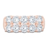 Thumbnail Image 3 of Lab-Grown Diamond Two-Row Anniversary Ring 2-1/2 ct tw 14K Rose Gold
