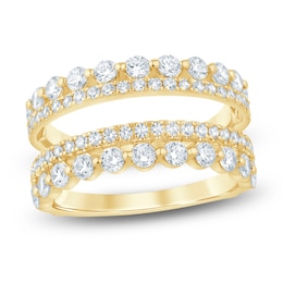 Lab-Grown Diamond Enhancer Ring 1-1/2 ct tw 14K Yellow Gold