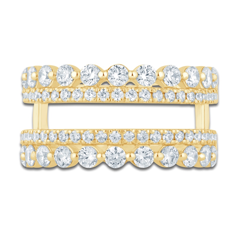 Main Image 3 of Lab-Grown Diamond Enhancer Ring 1-1/2 ct tw 14K Yellow Gold