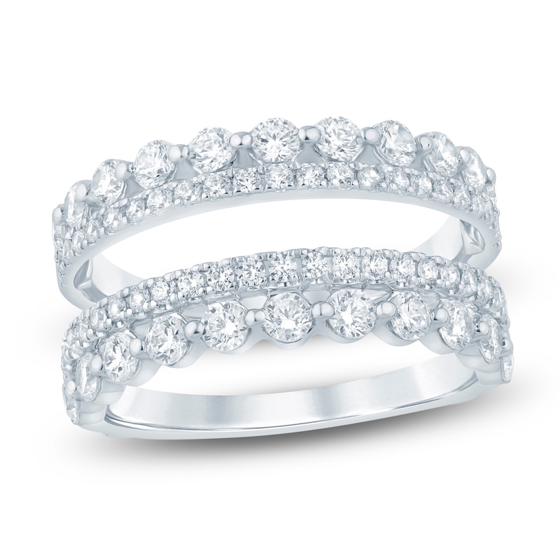 Main Image 1 of Lab-Grown Diamond Enhancer Ring 1-1/2 ct tw 14K White Gold
