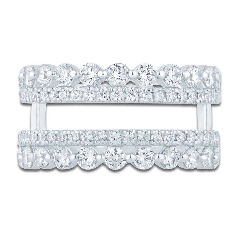Main Image 3 of Lab-Grown Diamond Enhancer Ring 1-1/2 ct tw 14K White Gold
