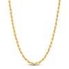 Thumbnail Image 1 of Silk Rope Chain Necklace 3mm Solid 14K Yellow Gold 20"