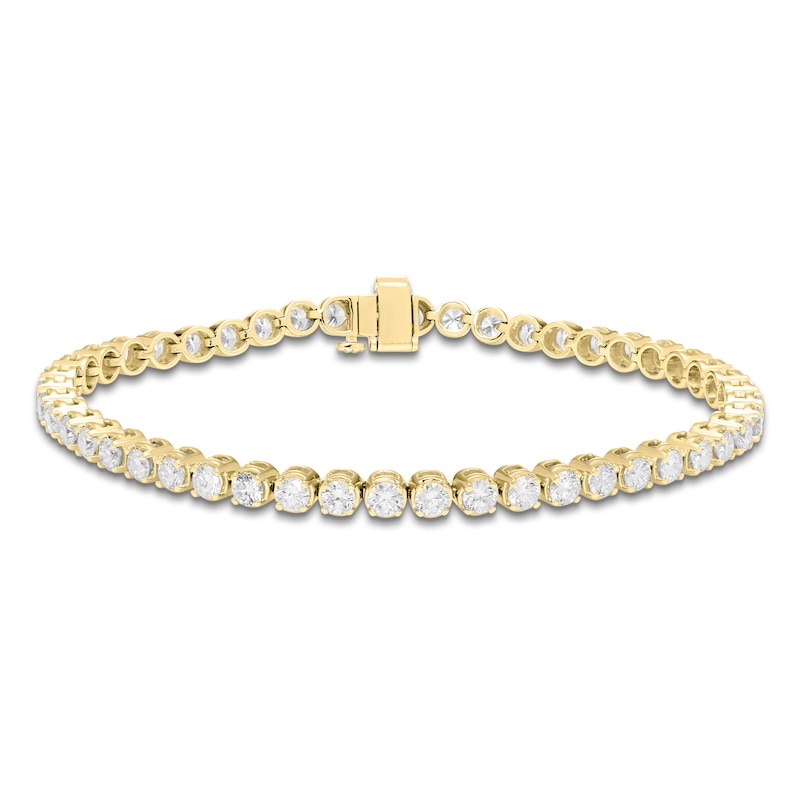 Main Image 1 of Brilliant Moments Diamond Tennis Bracelet 5 ct tw 14K Yellow Gold 7.25"