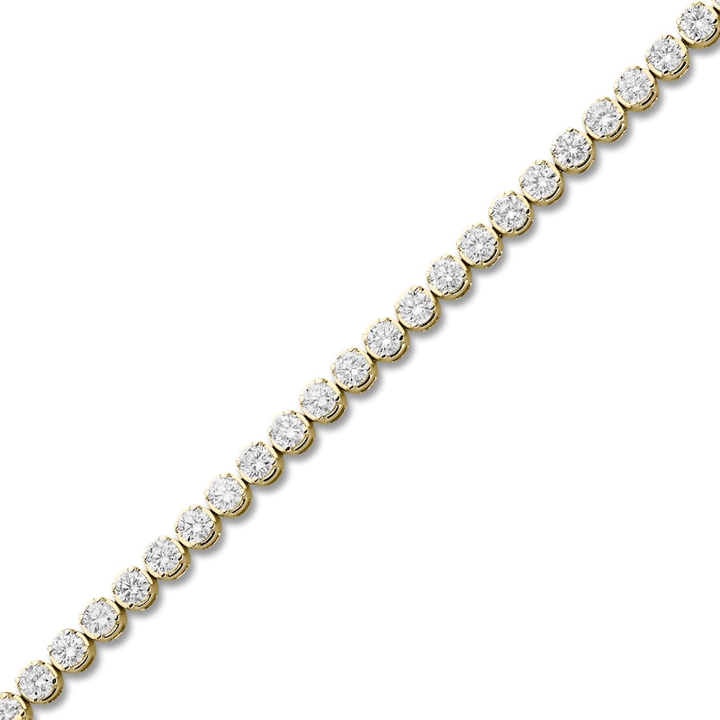Main Image 2 of Brilliant Moments Diamond Tennis Bracelet 5 ct tw 14K Yellow Gold 7.25"