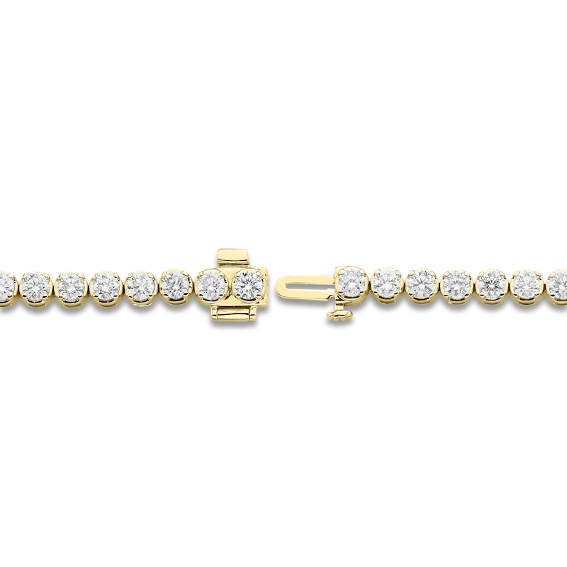 Main Image 3 of Brilliant Moments Diamond Tennis Bracelet 5 ct tw 14K Yellow Gold 7.25"