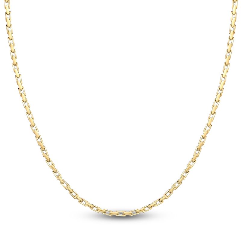 Main Image 1 of Link Chain Necklace 4mm Yellow Ion-Plated Stainless Steel 22"