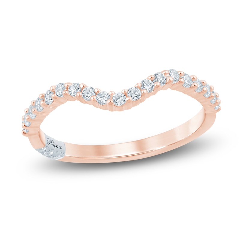 Main Image 1 of Pnina Tornai Diamond Contour Anniversary Band 1/3 ct tw 14K Rose Gold
