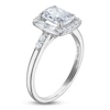 Thumbnail Image 2 of Vera Wang VOW Cushion-Cut Lab-Grown Diamond Halo Engagement Ring 1-7/8 ct tw 14K White Gold