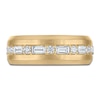 Thumbnail Image 3 of Vera Wang VOW Men's Lab-Grown Diamond Wedding Band 3/4 ct tw 14K Yellow Gold