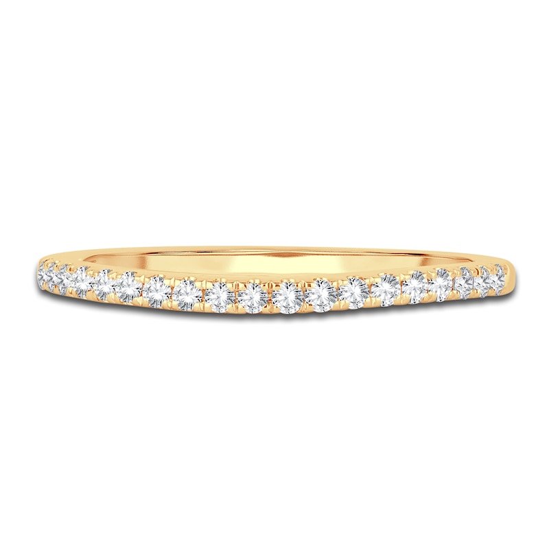 Main Image 3 of Diamond Wedding Band 1/4 ct tw Round 14K Yellow Gold