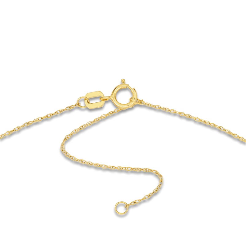 Main Image 4 of Star of David Necklace 14K Yellow Gold 18"