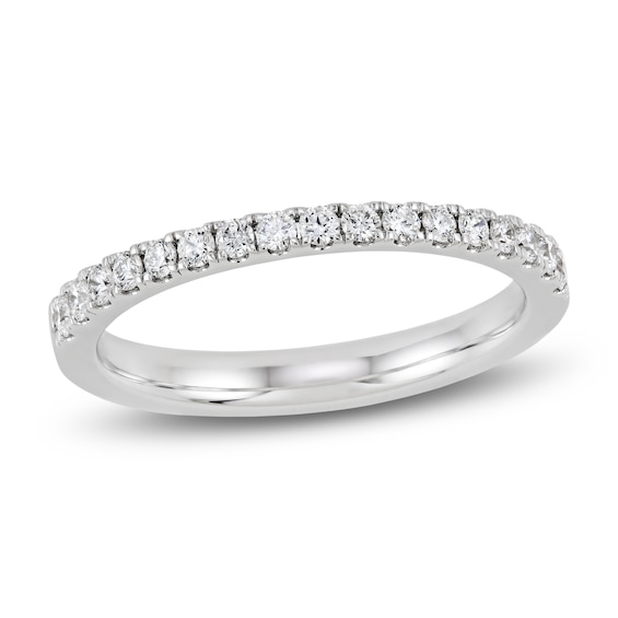 Certified LabGrown Diamond Anniversary Band 13 ct tw 18K White Gold