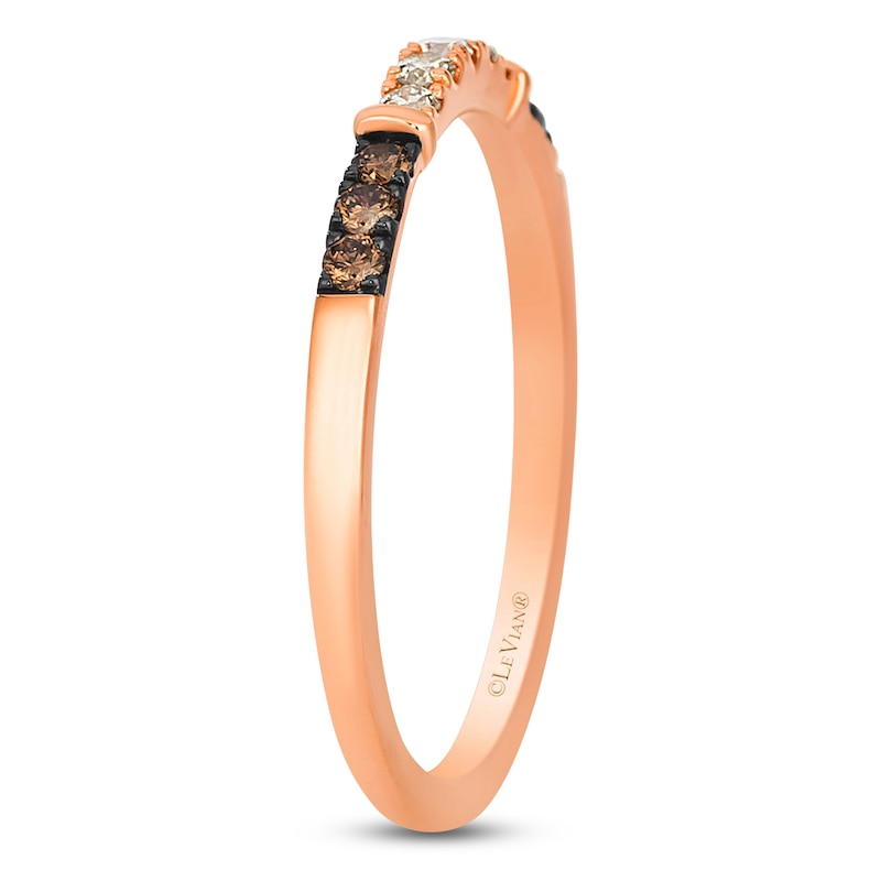Main Image 3 of Le Vian Diamond Ring 1/5 ct tw 14K Strawberry Gold