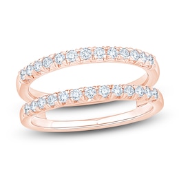 Lab-Grown Diamond Enhancer Ring 1/2 ct tw 14K Rose Gold