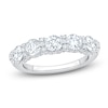 Thumbnail Image 1 of Certified Diamond Scalloped-Edge Anniversary Ring 2 ct tw 14K White Gold