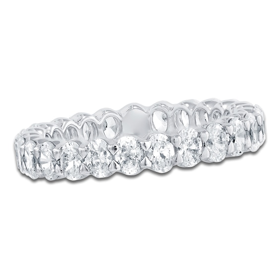 Chosen Certified Oval-Cut Diamond Eternity Band 1-3/4 to 2 ct tw Platinum