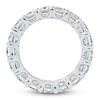 Thumbnail Image 2 of Certified Princess-Cut Diamond Eternity Band 6-3/4 to 8-5/8 ct tw 14K White Gold