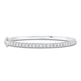Shy Creation Diamond Bangle Bracelet 1-7/8 ct tw 14K White Gold SC22005524ZS