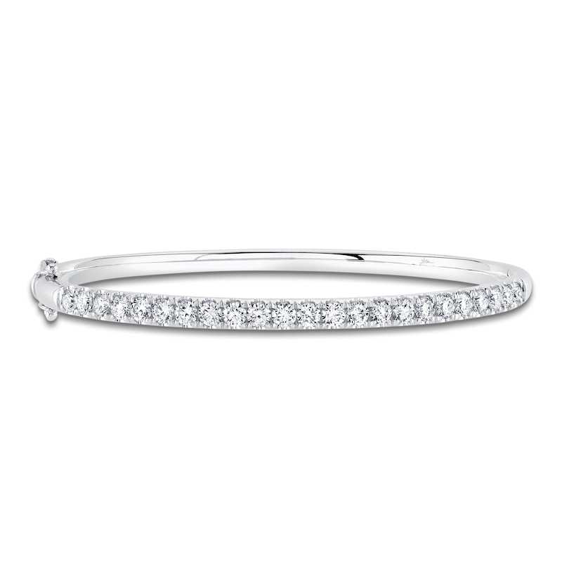 Main Image 1 of Shy Creation Diamond Bangle Bracelet 1-7/8 ct tw 14K White Gold SC22005524ZS
