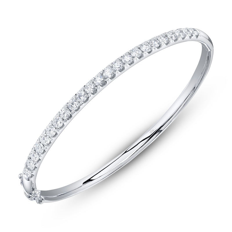 Main Image 2 of Shy Creation Diamond Bangle Bracelet 1-7/8 ct tw 14K White Gold SC22005524ZS