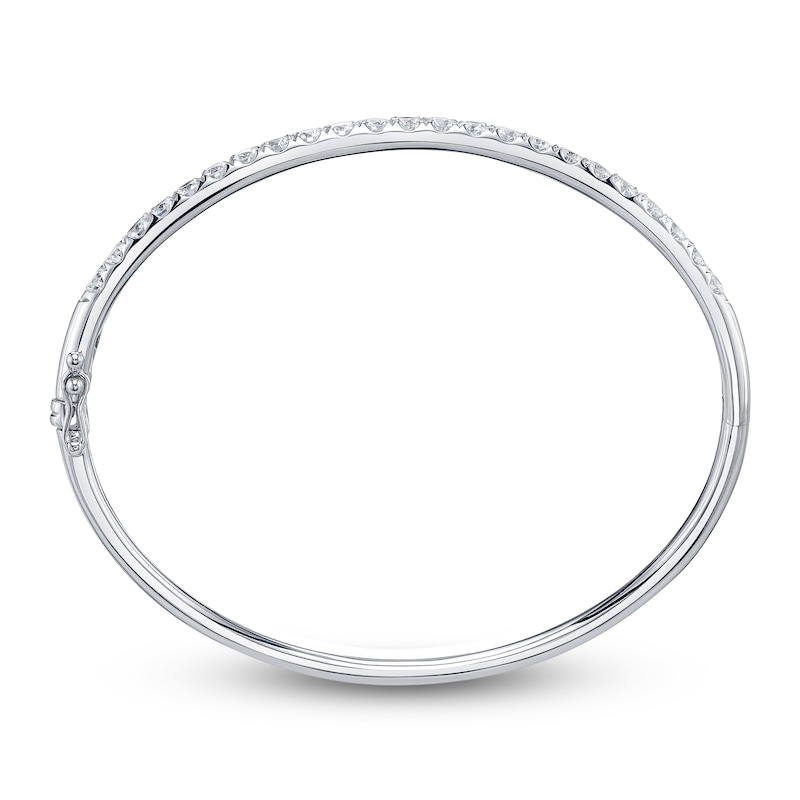 Main Image 3 of Shy Creation Diamond Bangle Bracelet 1-7/8 ct tw 14K White Gold SC22005524ZS