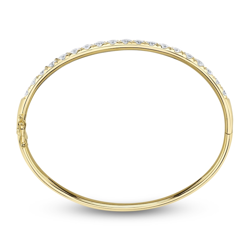 Main Image 3 of Shy Creation Diamond Bangle Bracelet 3 ct tw 14K Yellow Gold SC22006116ZS