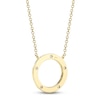 Thumbnail Image 3 of Shy Creation Diamond Circle Necklace 1/20 ct tw 14K Yellow Gold 18" SC55026069V2