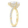 Thumbnail Image 2 of Pnina Tornai Lab-Grown Diamond Pear-Shaped Engagement Ring 3-3/4 ct tw 14K Yellow Gold