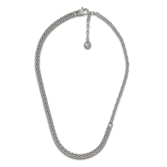 Italia D'Argento 5mm Riso Chain Necklace Sterling Silver 18"