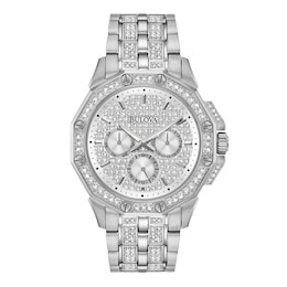 Bulova Octava Crystal Men's Chronograph Watch 96C134