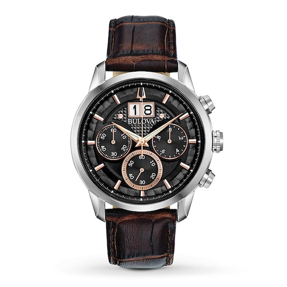 Jared The Galleria Of Jewelry Bulova Sutton Chronograph Men's Watch 96B311