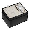 Thumbnail Image 1 of Bulova Crystal Watch Boxed Set with Circle Necklace 96X148