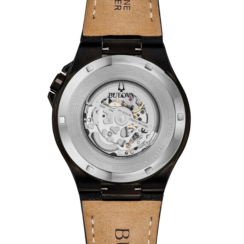 Main Image 3 of Bulova Maquina Skeleton Automatic Men's Watch 98A238