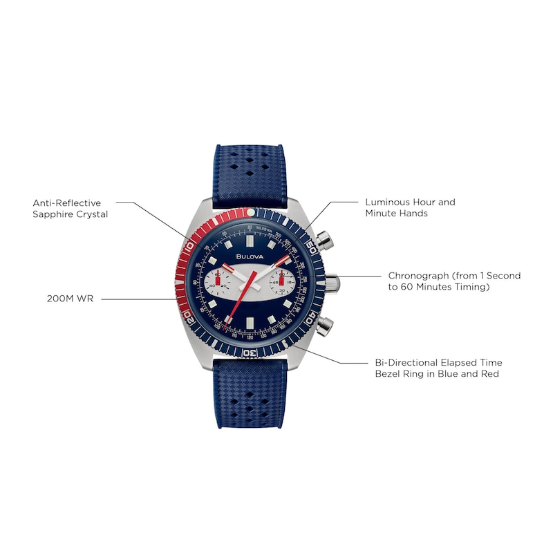 Main Image 4 of Bulova Surfboard Men's Chronograph Watch 98A253