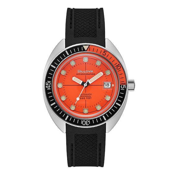 Bulova Oceanographer Men's Strap Watch 96B350