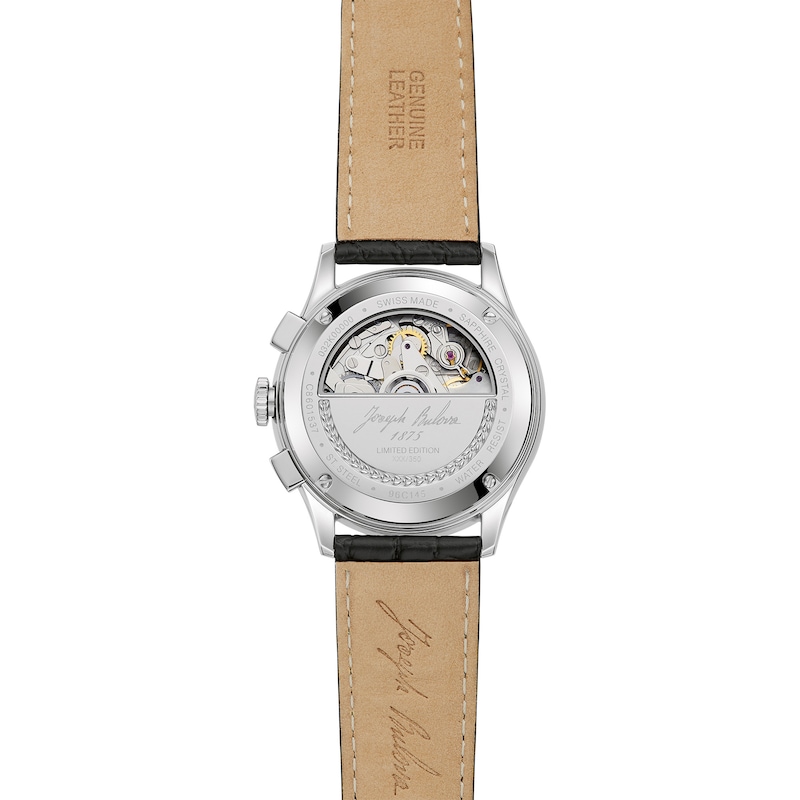 Main Image 4 of Joseph Bulova Men's Silver Chronograph Watch 96C145