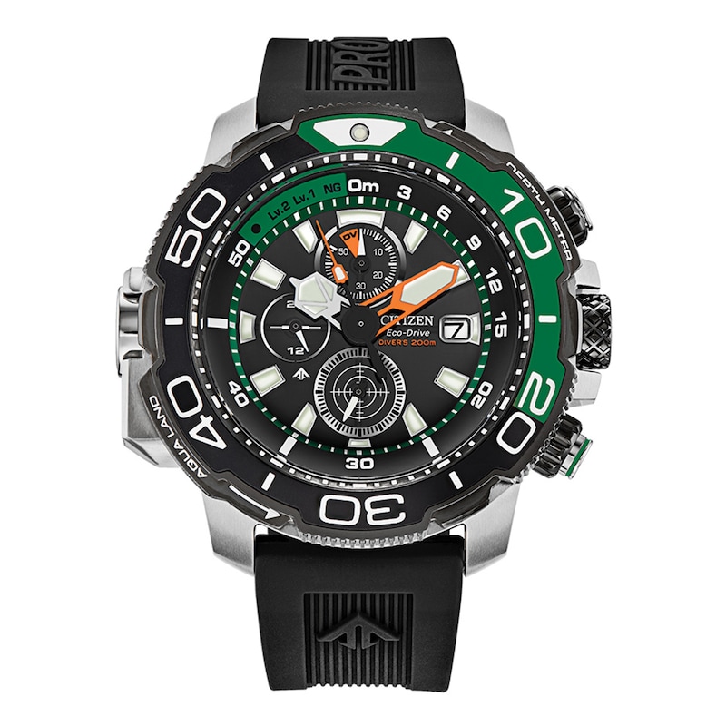 Main Image 1 of Citizen Promaster Aqualand Men's Strap Watch BJ2168-01E