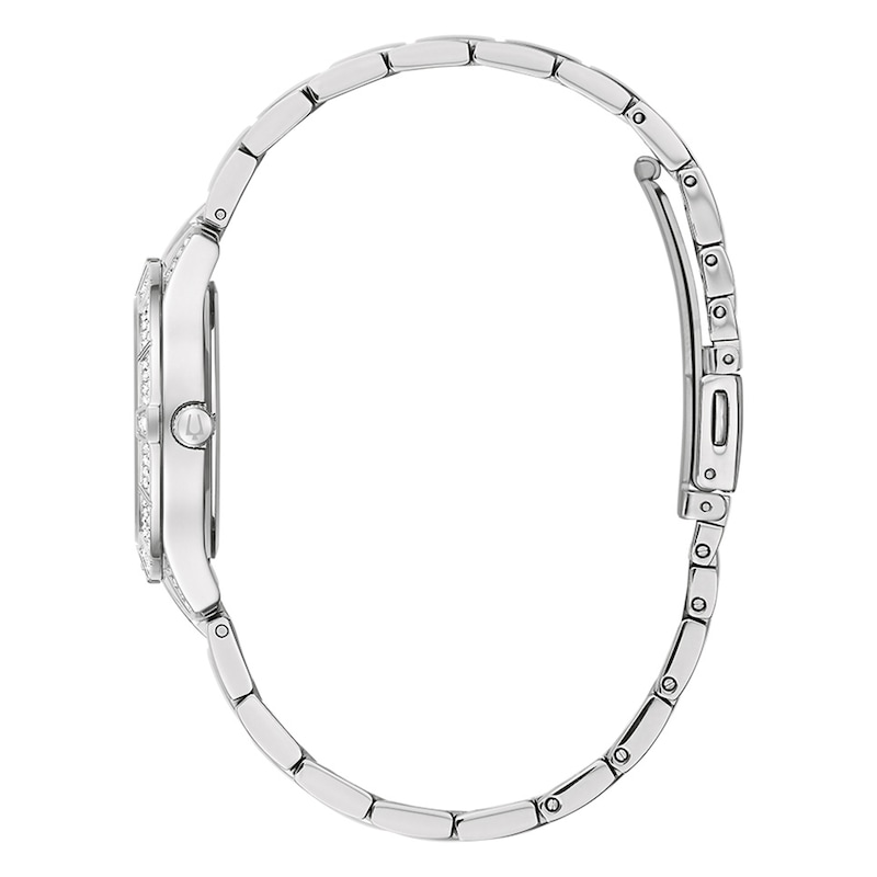 Main Image 2 of Bulova Phantom Mother-of-Pearl/Crystal Women's Watch 96L291